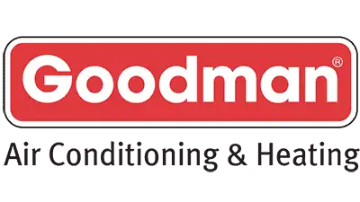 Goodman representing professional HVAC contractor services for air conditioning and heating solutions.